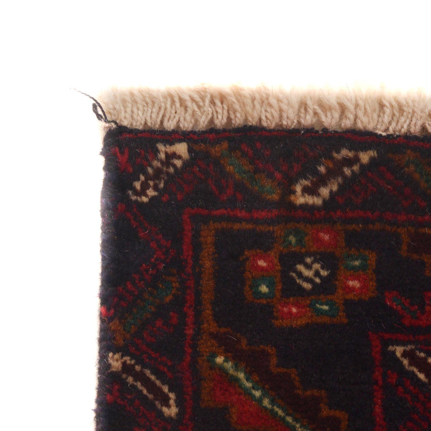 Multi Color Baluchi Rug 3' 7" x 6' 8" ft / 110 x 204 cm - No. G35405