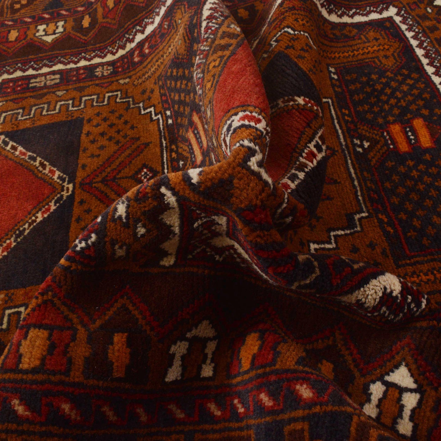 Baluch Short Rug  3' 6" x 6' 6" ft / 106 x 197 cm - No. G35406