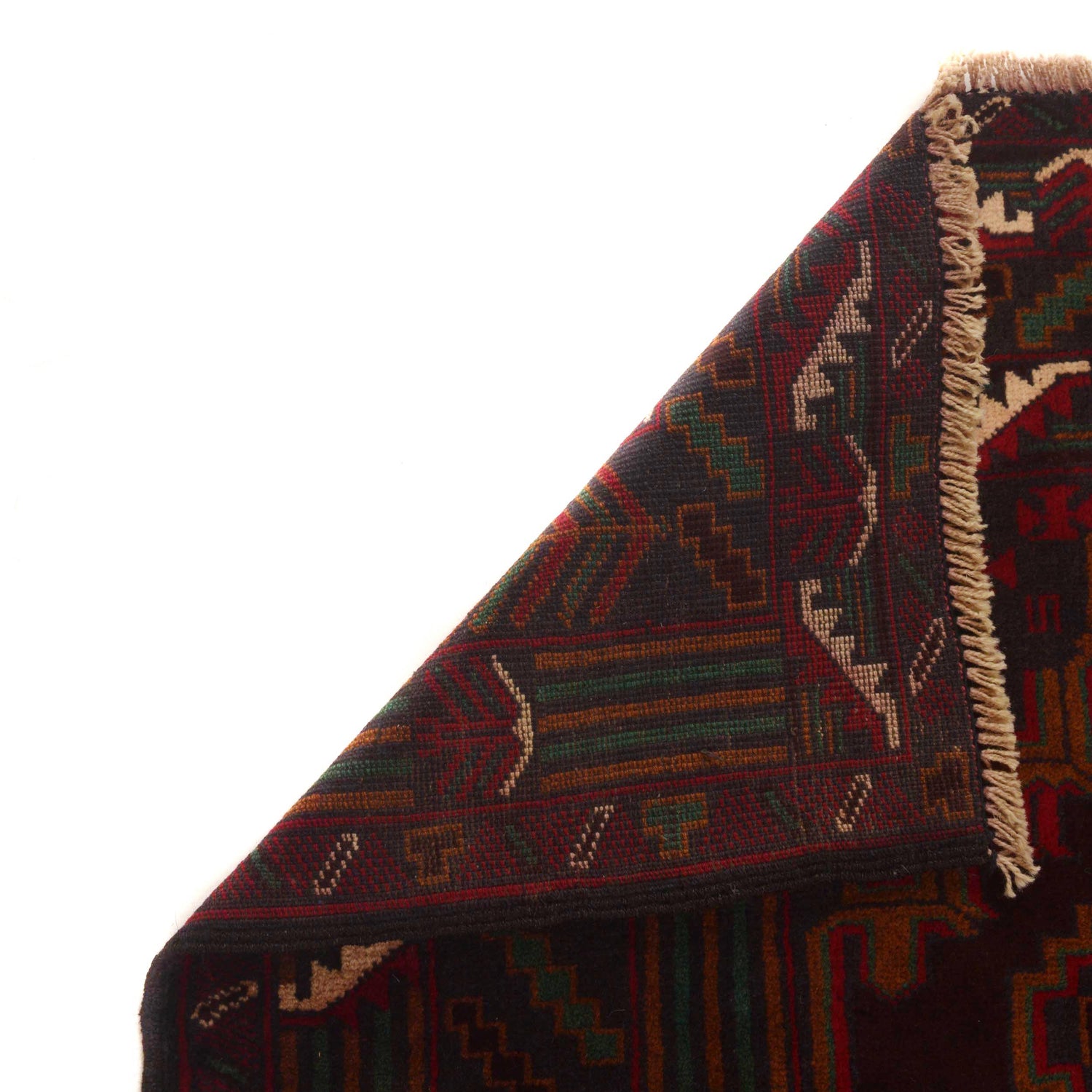 Handmade Baluchi Rug 3' 8" x 6' 3" ft / 112 x 190 cm - No. G35408