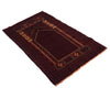 Muslim Prayer Rug 2' 9" x 4' 6" ft / 83 x 138 cm -No. G35413