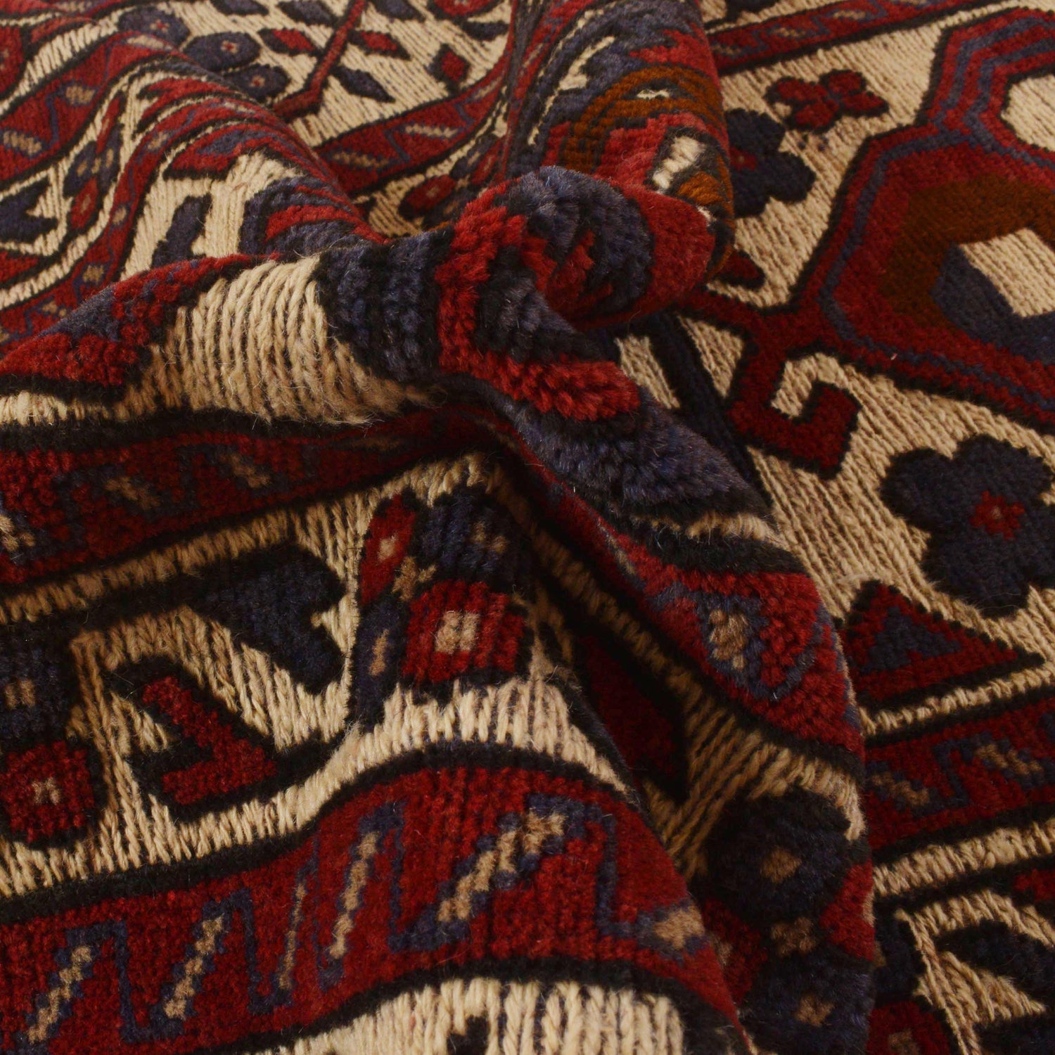 Oriental Barjasta Kilim Carpet 3' 11" x 6' 0" ft / 120 x 182 cm - No. G35426