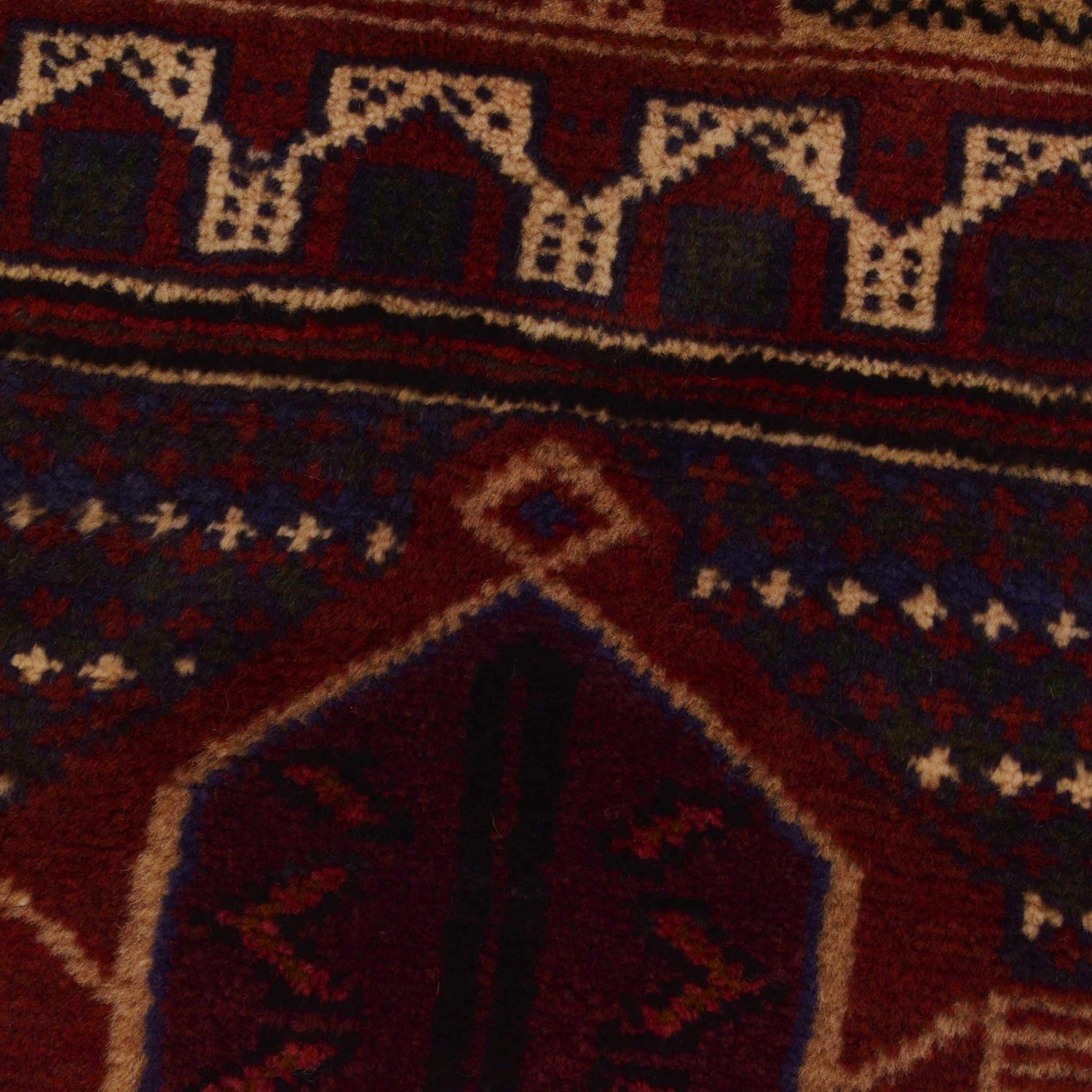 Hand Knotted Prayer Rug 2' 8" x 4' 4" ft / 82 x 132 cm - No. G35427