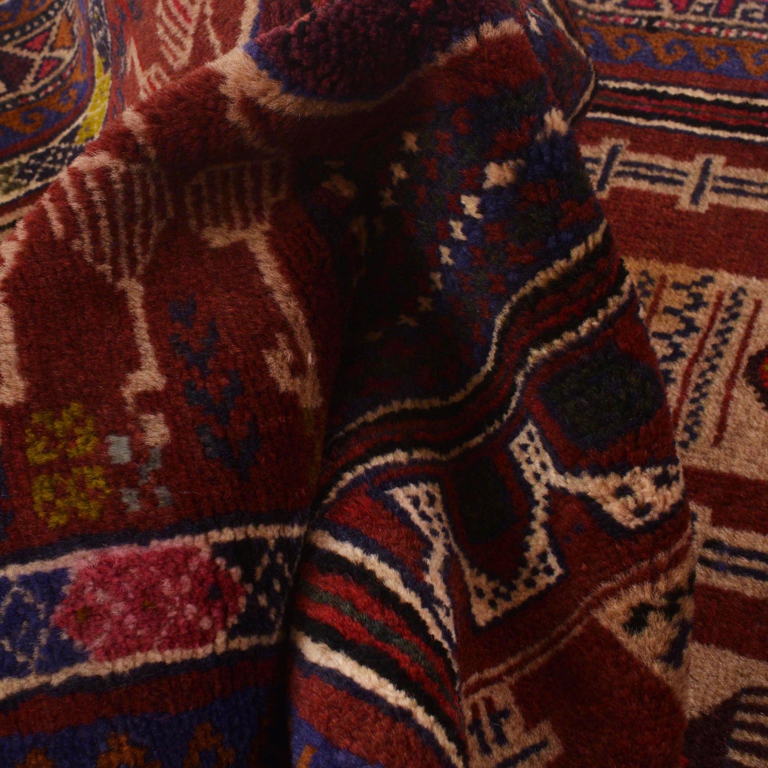 Hand Knotted Prayer Rug 2' 8" x 4' 4" ft / 82 x 132 cm - No. G35427