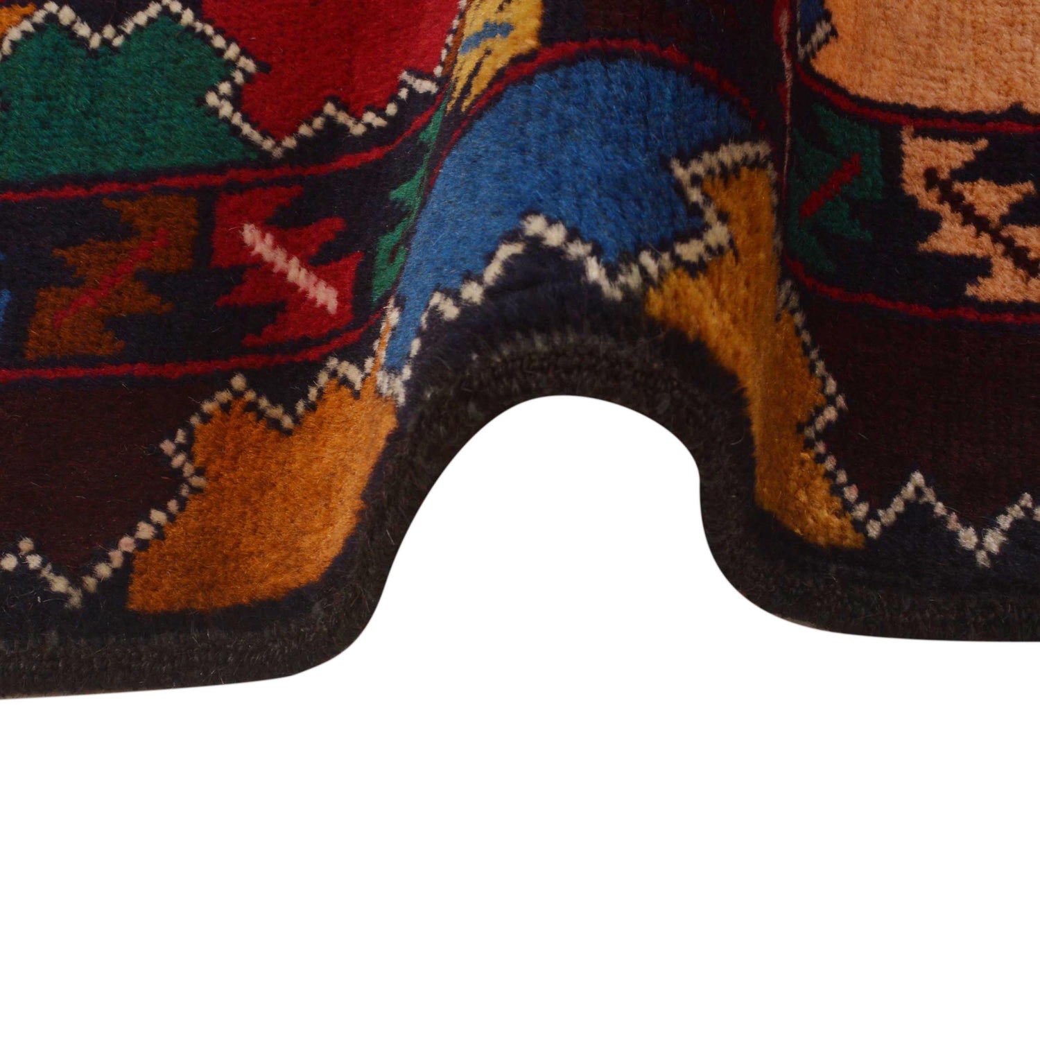 Tribal Baloch Rug 2' 10" x 4' 4" ft / 87 x 132 cm - No. G35430