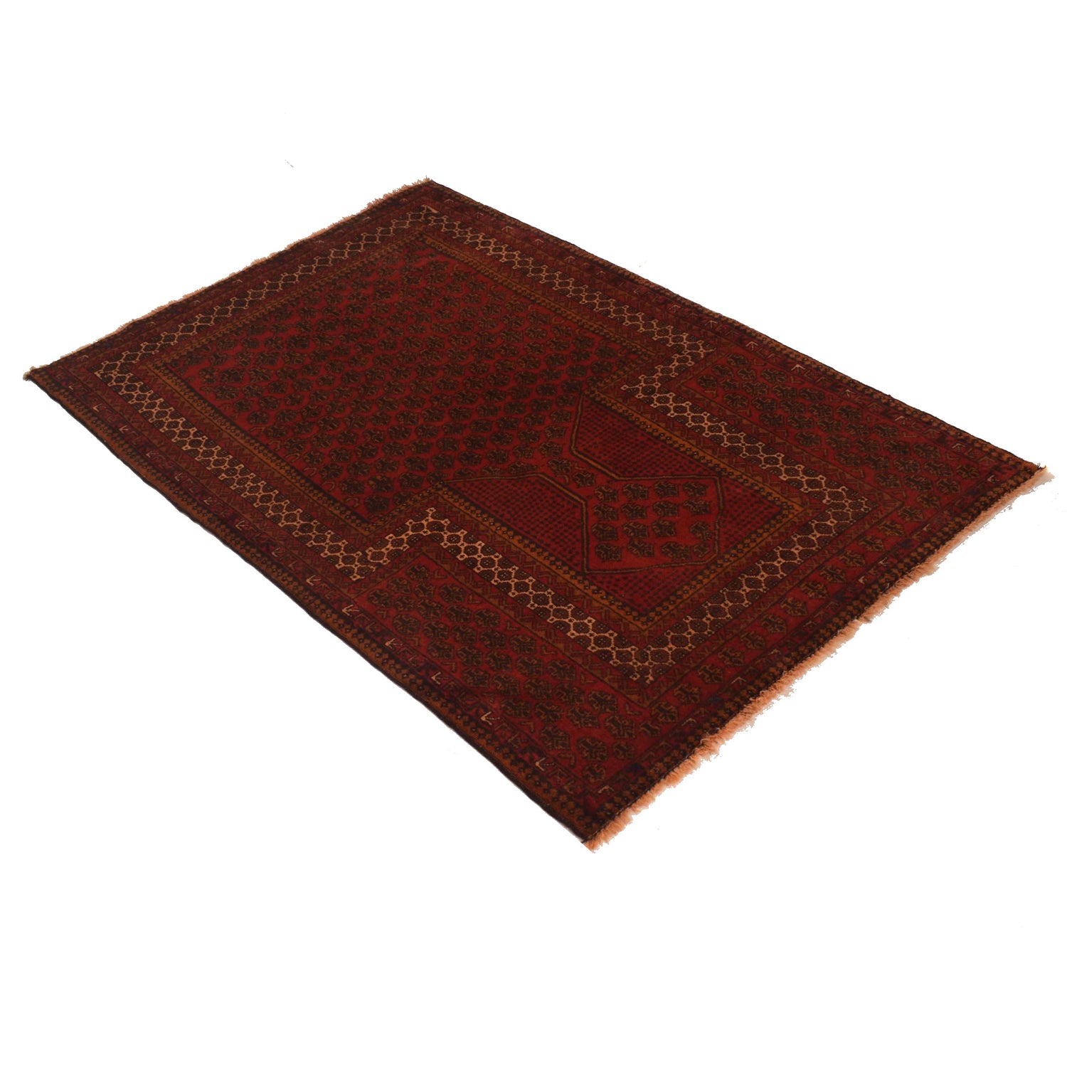 Hand Knotted Prayer Rug 3' 1" x 4' 8" ft / 94 x 142 cm -No. G35433