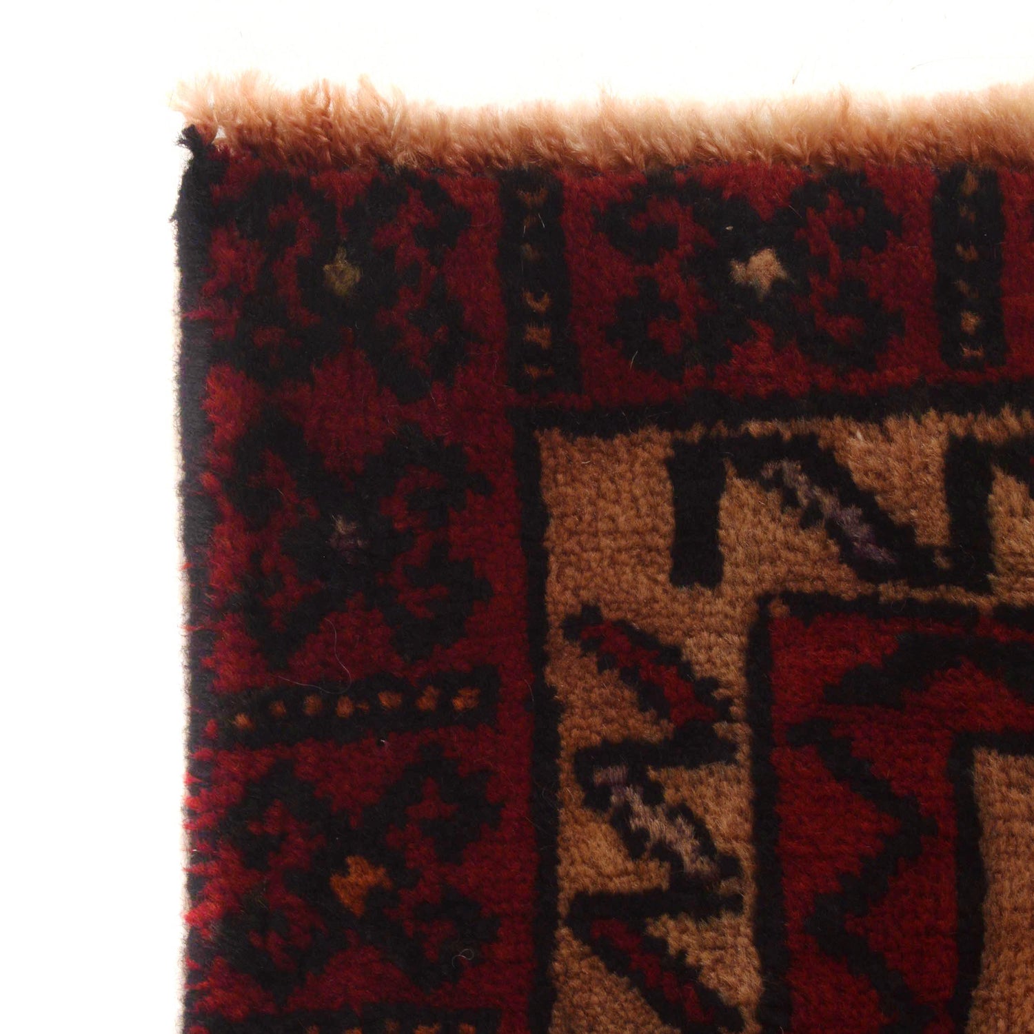 Beige Color Baluchi Rug 3' 1" x 5' 7" ft / 95 x 169 cm - No. G35436