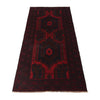 Traditional Baloch Rug 4' 1" x 8' 1" ft / 124 x 247 cm - No. G35504