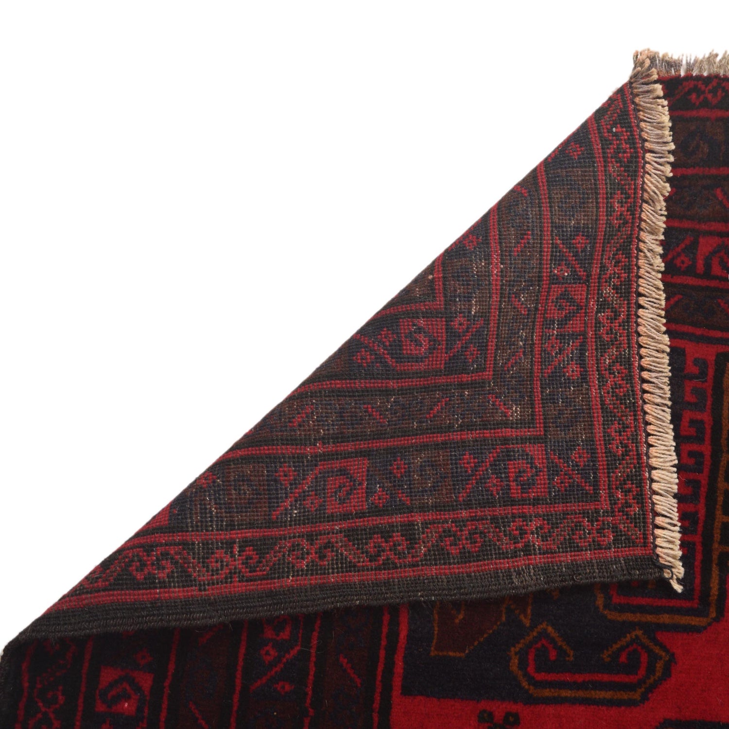 Traditional Baloch Rug 4' 1" x 8' 1" ft / 124 x 247 cm - No. G35504