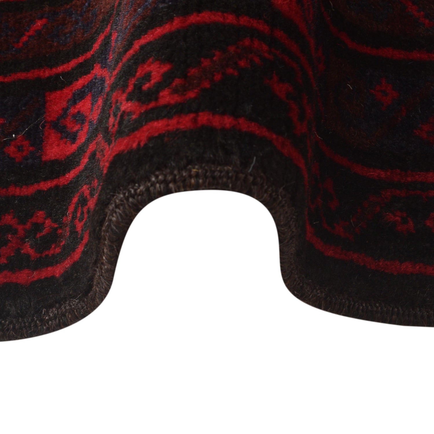 Traditional Baloch Rug 4' 1" x 8' 1" ft / 124 x 247 cm - No. G35504