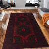 Traditional Baloch Rug 4' 1" x 8' 1" ft / 124 x 247 cm - No. G35504