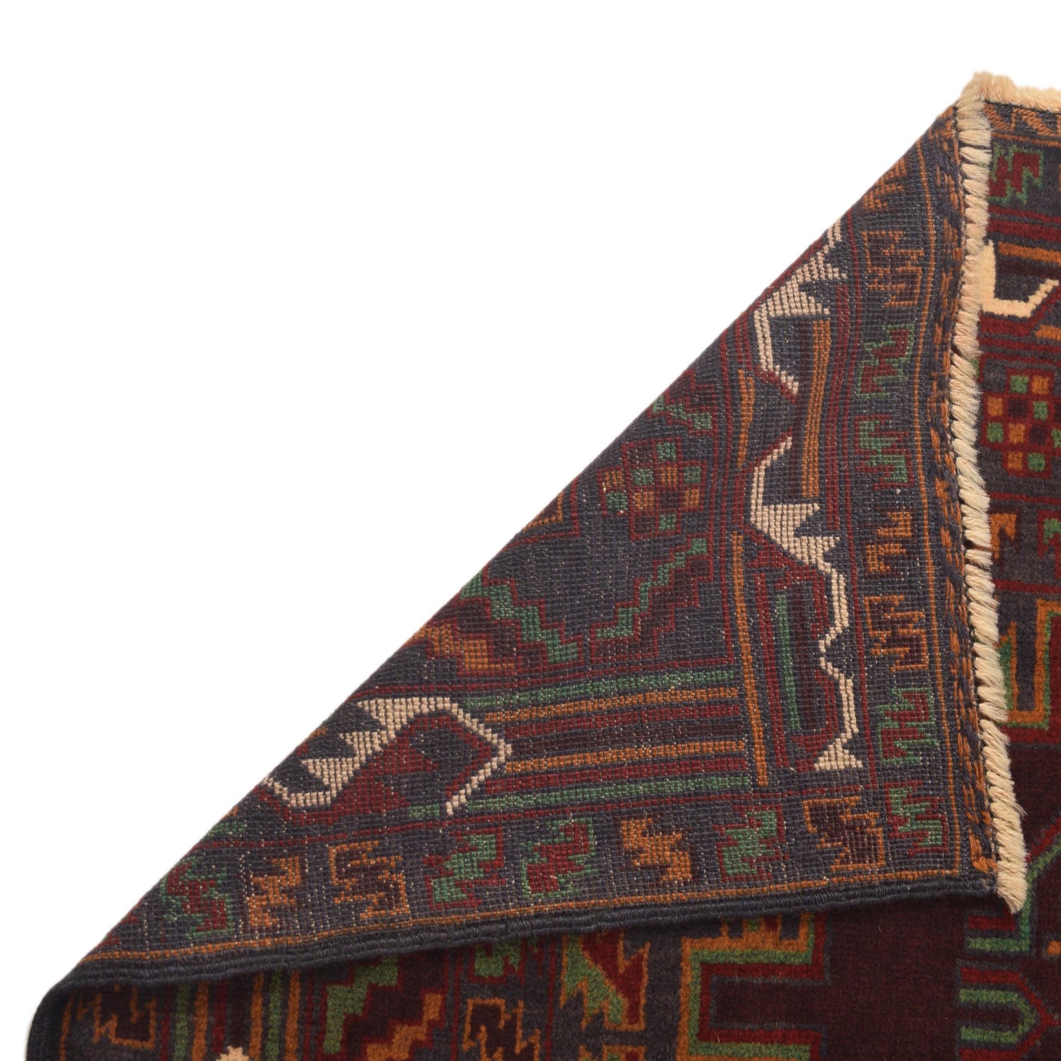 Traditional Baloch Rug 3' 8" x 6' 3" ft / 113 x 191 cm - No. G35506