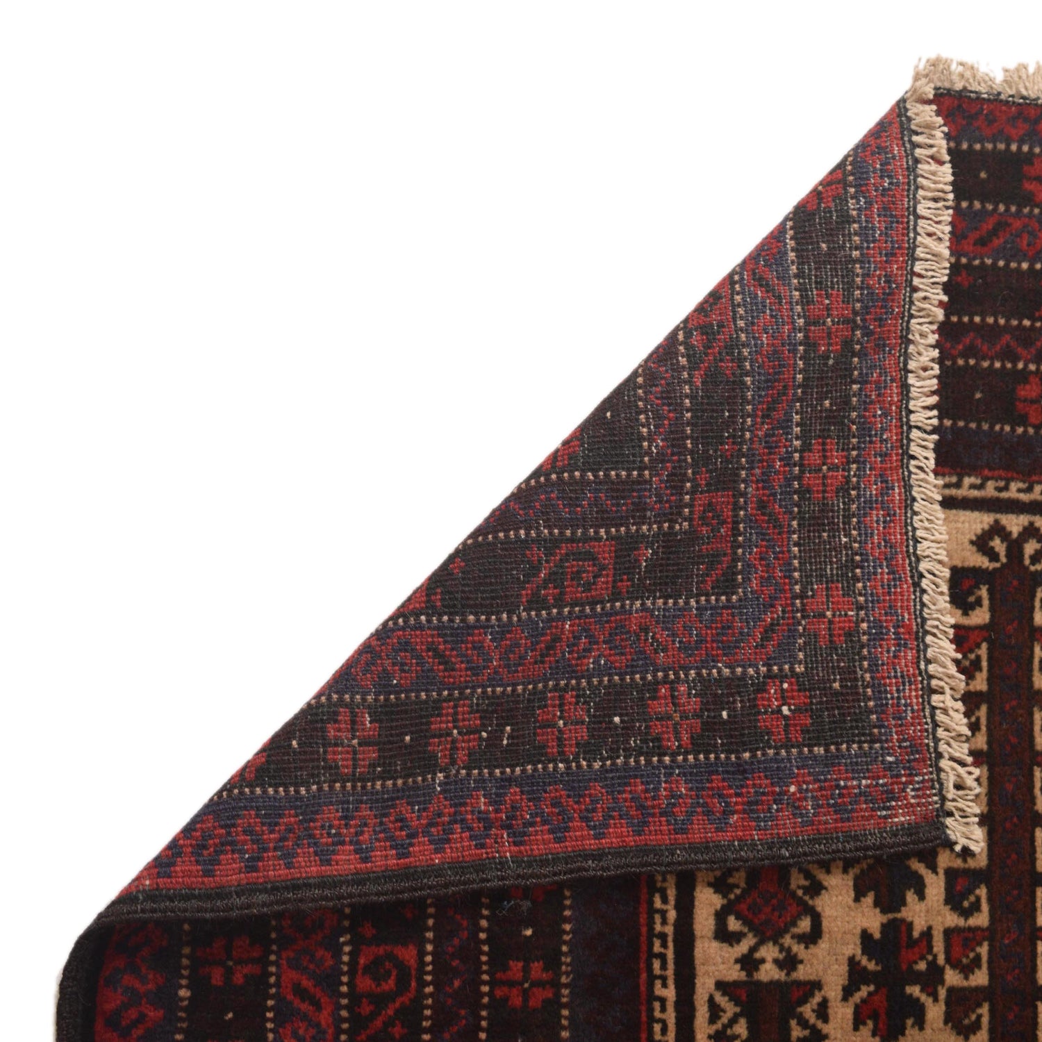 Small Prayer Carpet 2' 10" x 4' 2" ft / 87 x 127 cm - No. G35509