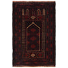 Hand Knotted Prayer Rug 2' 9" x 4' 11" ft / 85 x 151 cm -No. G35513