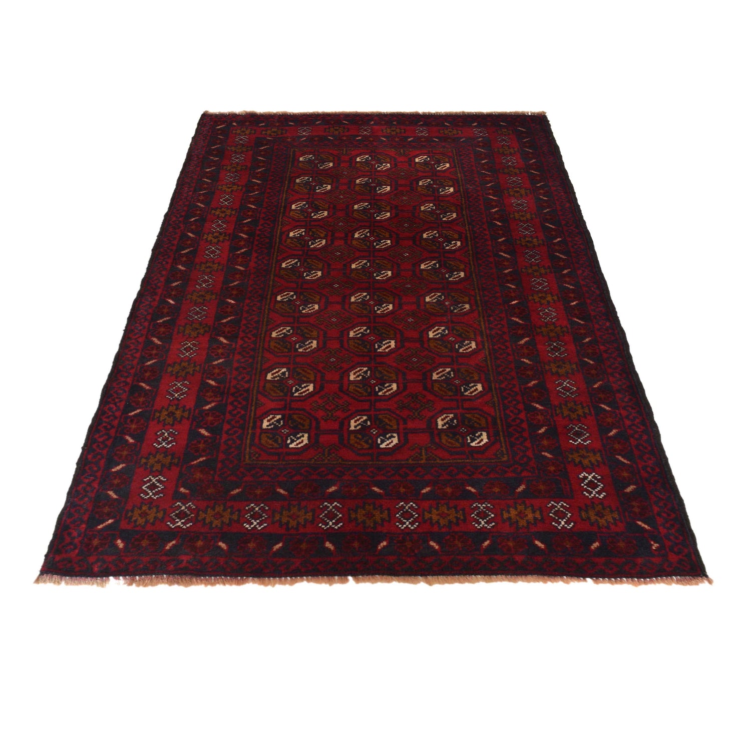 Handmade Balochi Carpet 2' 10" x 4' 7" ft / 86 x 140 cm - No. G35516