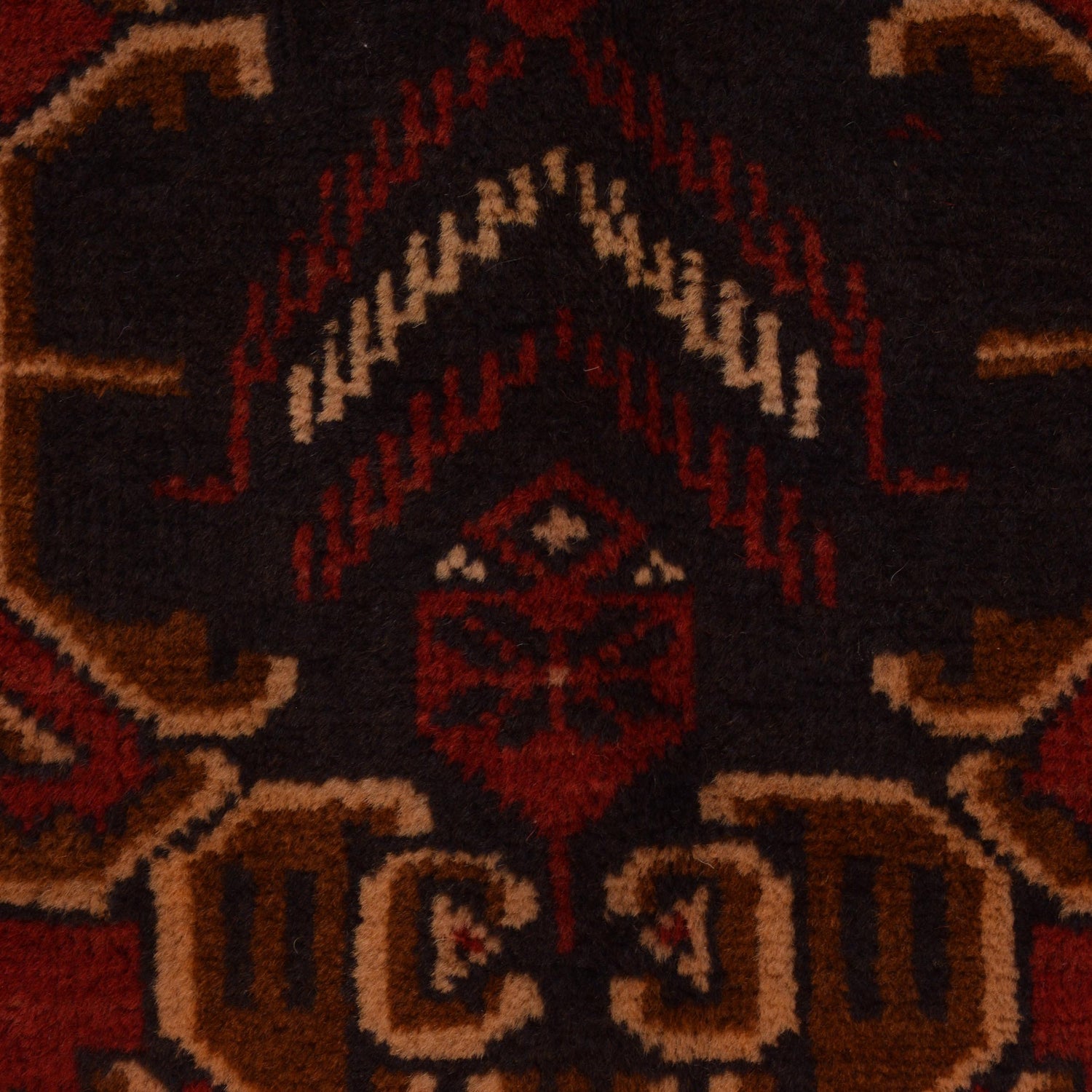Red Color Baluchi Rug 3' 10" x 6' 4" ft / 116 x 192 cm - No. G35628