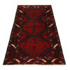 Red Color Baloch Runner 3' 1" x 6' 0" ft / 93 x 183 cm - No. G35812