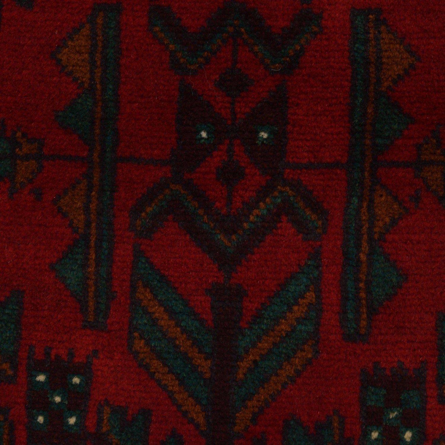 Red Color Baloch Runner 3' 1" x 6' 0" ft / 93 x 183 cm - No. G35812