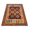 Handmade Afghan Vegetable Kilim 3' 5" x 4' 11" ft / 105 x 150 cm - No. G36627