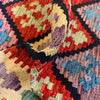 Handmade Afghan Vegetable Kilim 3' 5" x 4' 11" ft / 105 x 150 cm - No. G36627