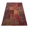 Handmade Vintage Patchwork Area Rug 5' 0" x 7' 10" ft / 138 x 253 cm - No. G36688