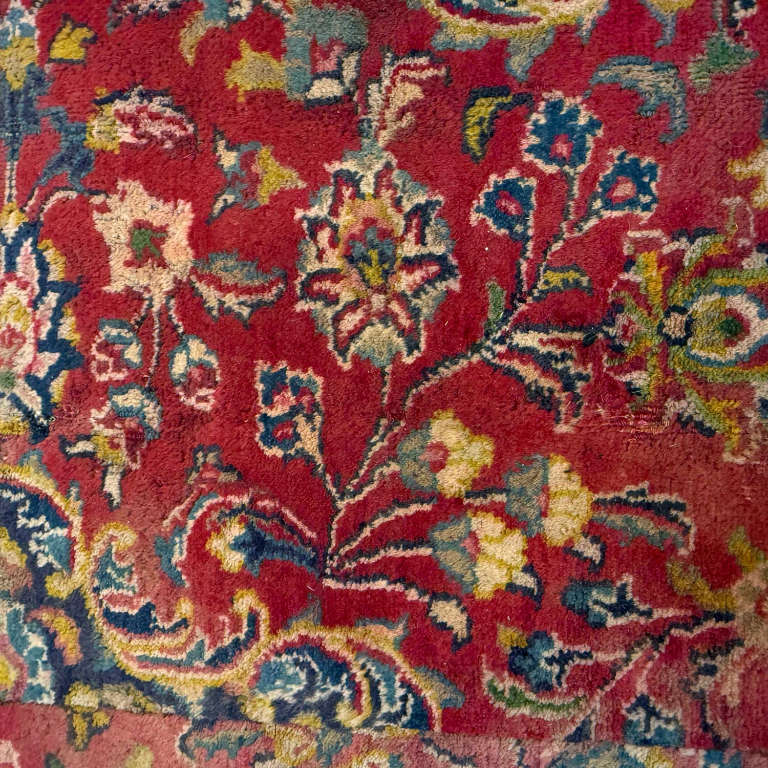 Handmade Vintage Patchwork Area Rug 5' 0" x 7' 10" ft / 138 x 253 cm - No. G36688