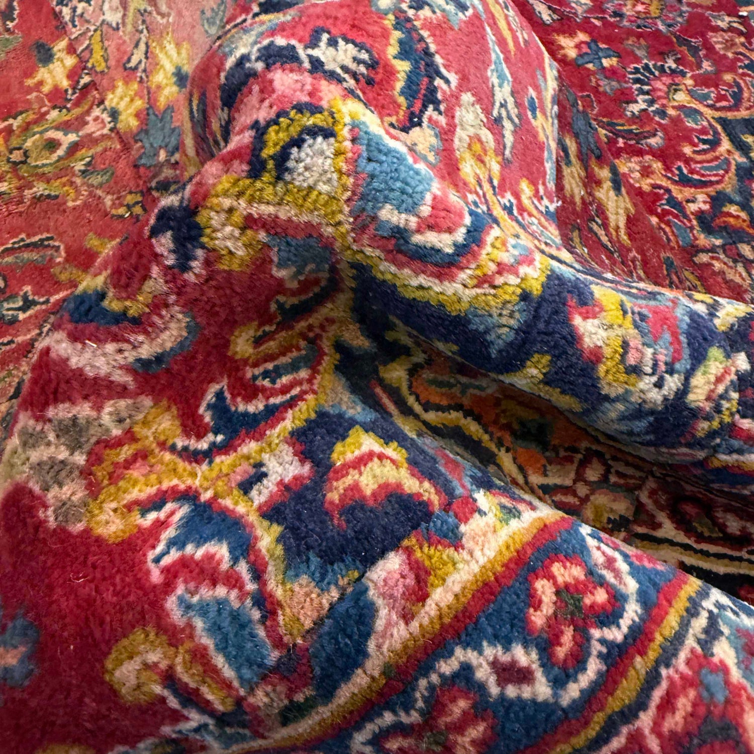 Handmade Vintage Patchwork Area Rug 5' 0" x 7' 10" ft / 138 x 253 cm - No. G36688
