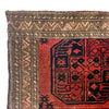 Traditional Wool Patchwork Area Rug 4' 1" x 5' 11" ft / 125 x 180 cm - No. G36689