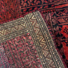 Traditional Wool Patchwork Area Rug 4' 1" x 5' 11" ft / 125 x 180 cm - No. G36689