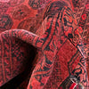 Traditional Wool Patchwork Area Rug 4' 1" x 5' 11" ft / 125 x 180 cm - No. G36689