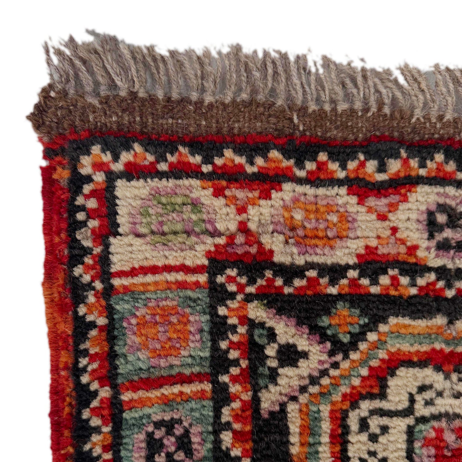 Red Color Shiraz Carpet Runner 2' 8" x 13' 0" ft / 81 x 396 cm - No. G36694
