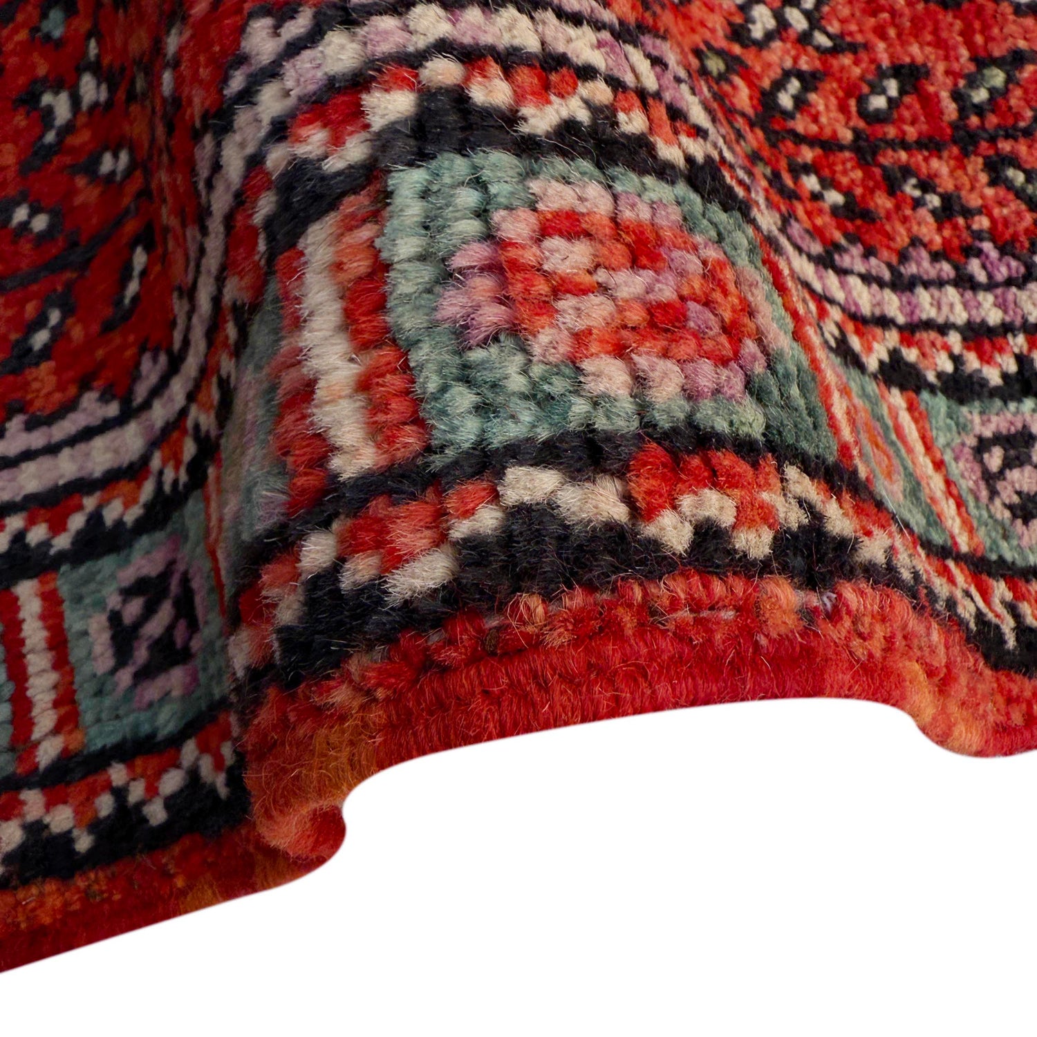 Red Color Shiraz Carpet Runner 2' 8" x 13' 0" ft / 81 x 396 cm - No. G36694