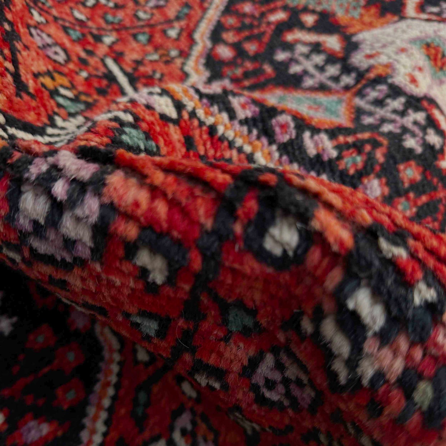 Red Color Shiraz Carpet Runner 2' 8" x 13' 0" ft / 81 x 396 cm - No. G36694
