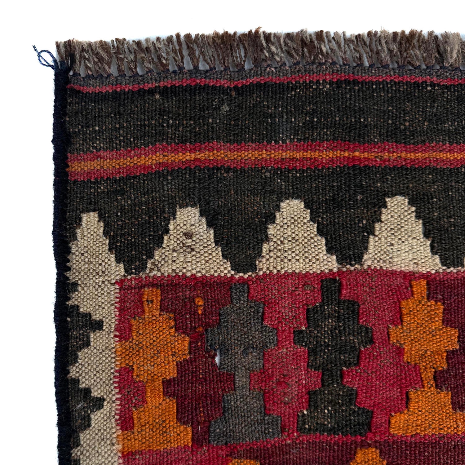 Afghan Vintage Kilim 6' 2" x 9' 5" ft / 187 x 287 cm - No. G36711