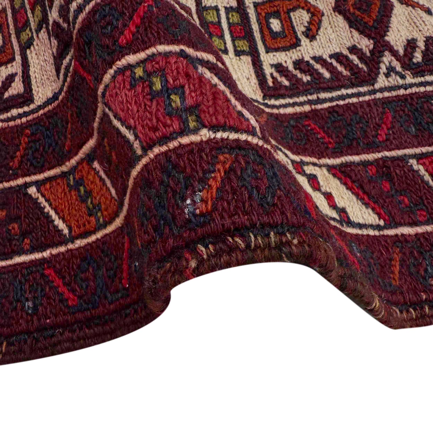 Handmade Maliki Kilim 3' 9" x 4' 1" ft / 114 x 124 cm - No. G36713