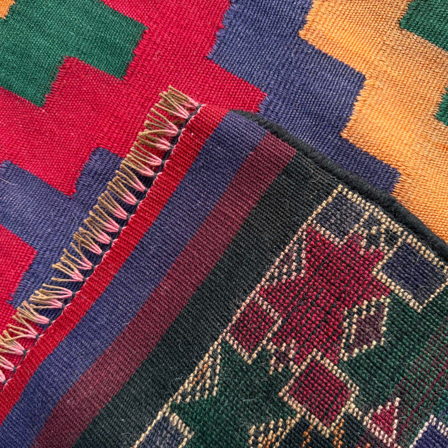 Afghan Vintage Kilim 5' 6" x 8' 5" ft / 167 x 256 cm - No. G36859