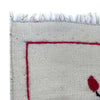 Hand Made Embroidery Kilim 3' 10" x 6' 4" ft / 116 x 193 cm - No. G37359