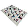 Pakistani Embroidery Kilim 3' 9" x 6' 4" ft / 115 x 192 cm - No. G37360