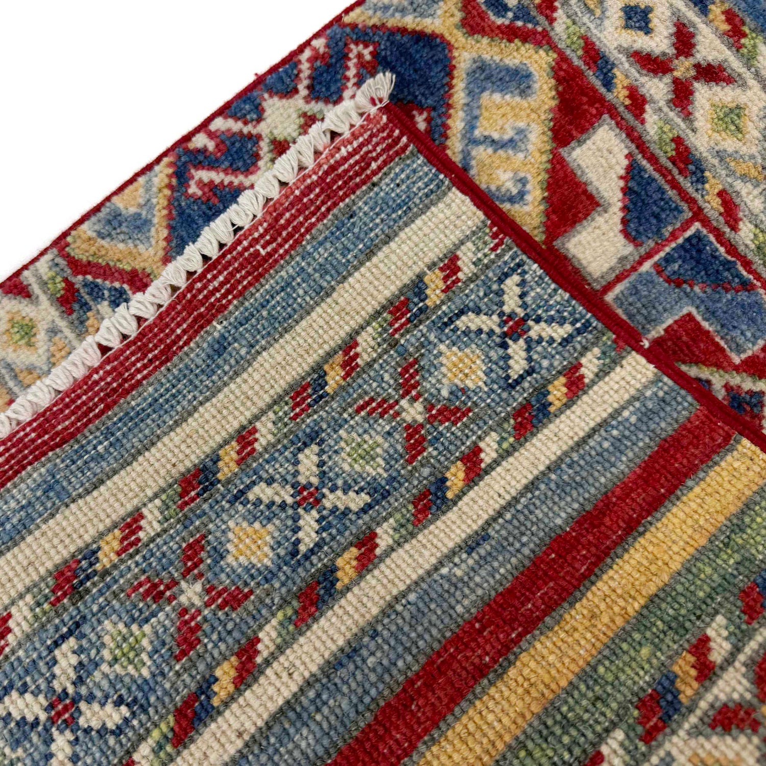 Hand Knotted Khurjeen Oriental Runner Rug 1' 10" x 5' 11" ft / 57 x 180 cm - No. G37554