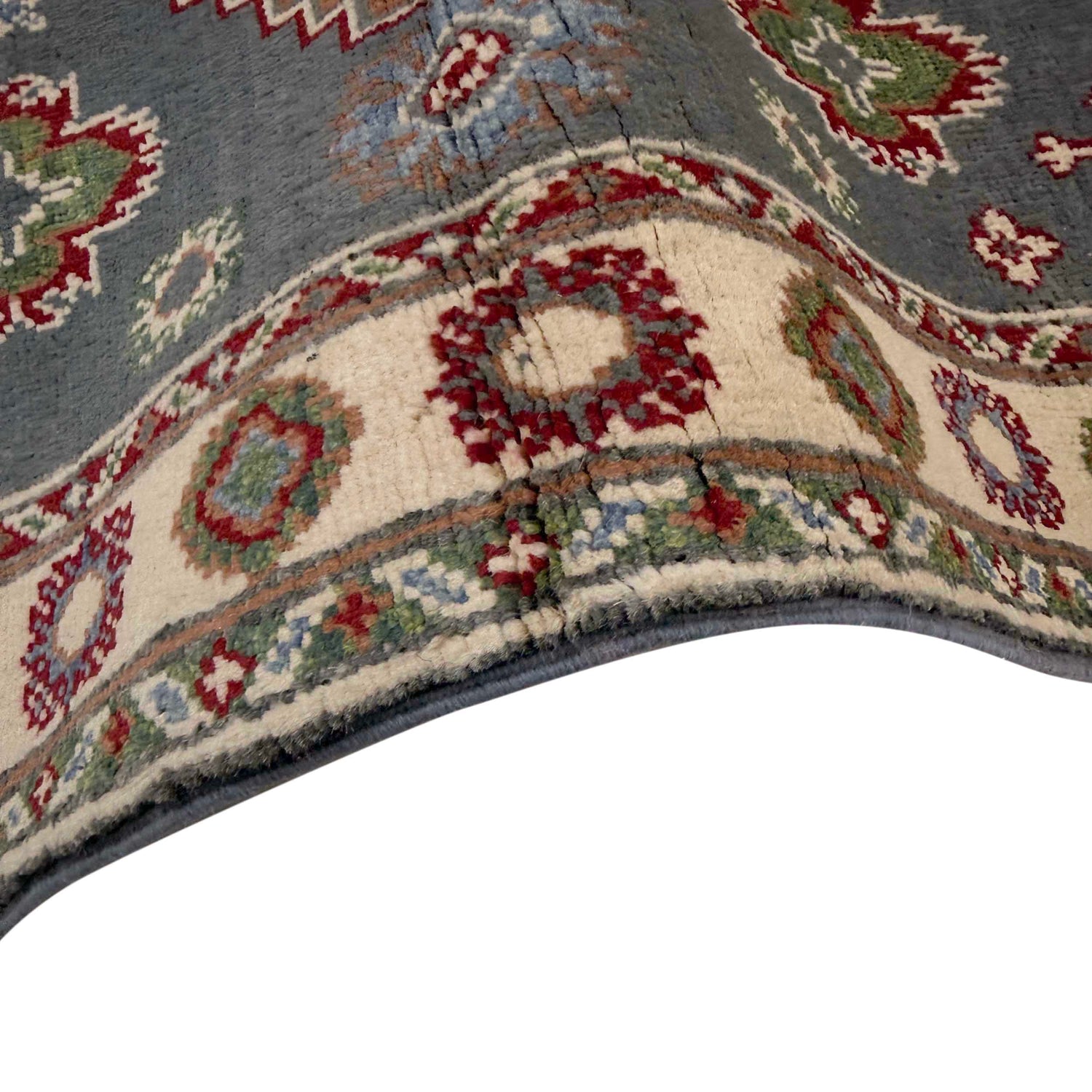 Handmade Kazak Area Runner Rug 2' 6" x 9' 9" ft / 76 x 298 cm - No. G37555