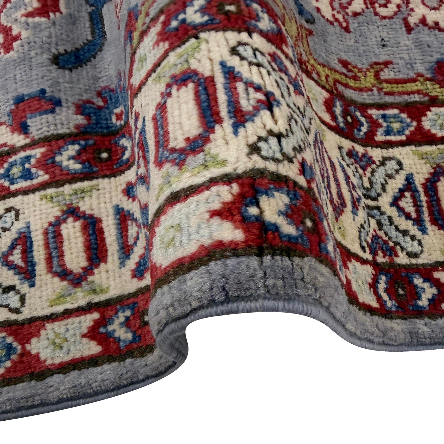 Multi Color Kazak Runner Rug 2' 7" x 6' 5" ft / 80 x 195 cm - No. G37556