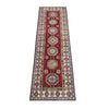 Hand Knotted Kazak Oriental Runner Rug 2' 8" x 9' 10" ft / 81 x 300 cm - No. G37562