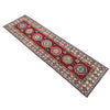 Hand Knotted Kazak Oriental Runner Rug 2' 8" x 9' 10" ft / 81 x 300 cm - No. G37562