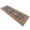 Hand Knotted Kazak Oriental Runner Rug 2' 0" x 6' 0" ft / 62 x 183 cm - No. G37563