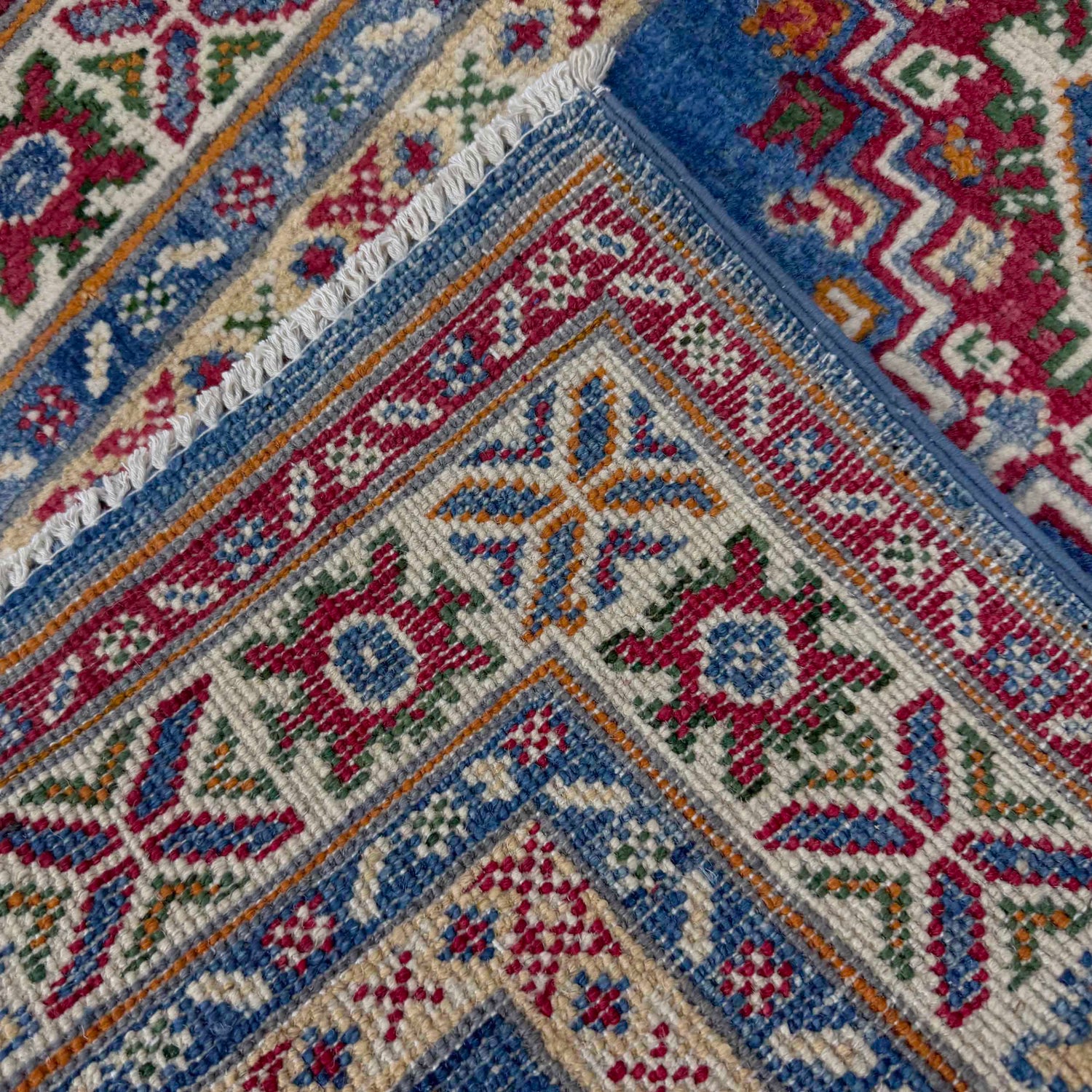 Hand knotted Kazak Runner Carpet 2' 7" x 9' 5" ft / 80 x 288 cm - No. G37566
