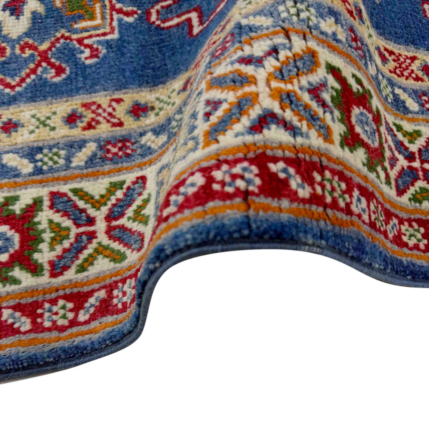 Hand knotted Kazak Runner Carpet 2' 7" x 9' 5" ft / 80 x 288 cm - No. G37566