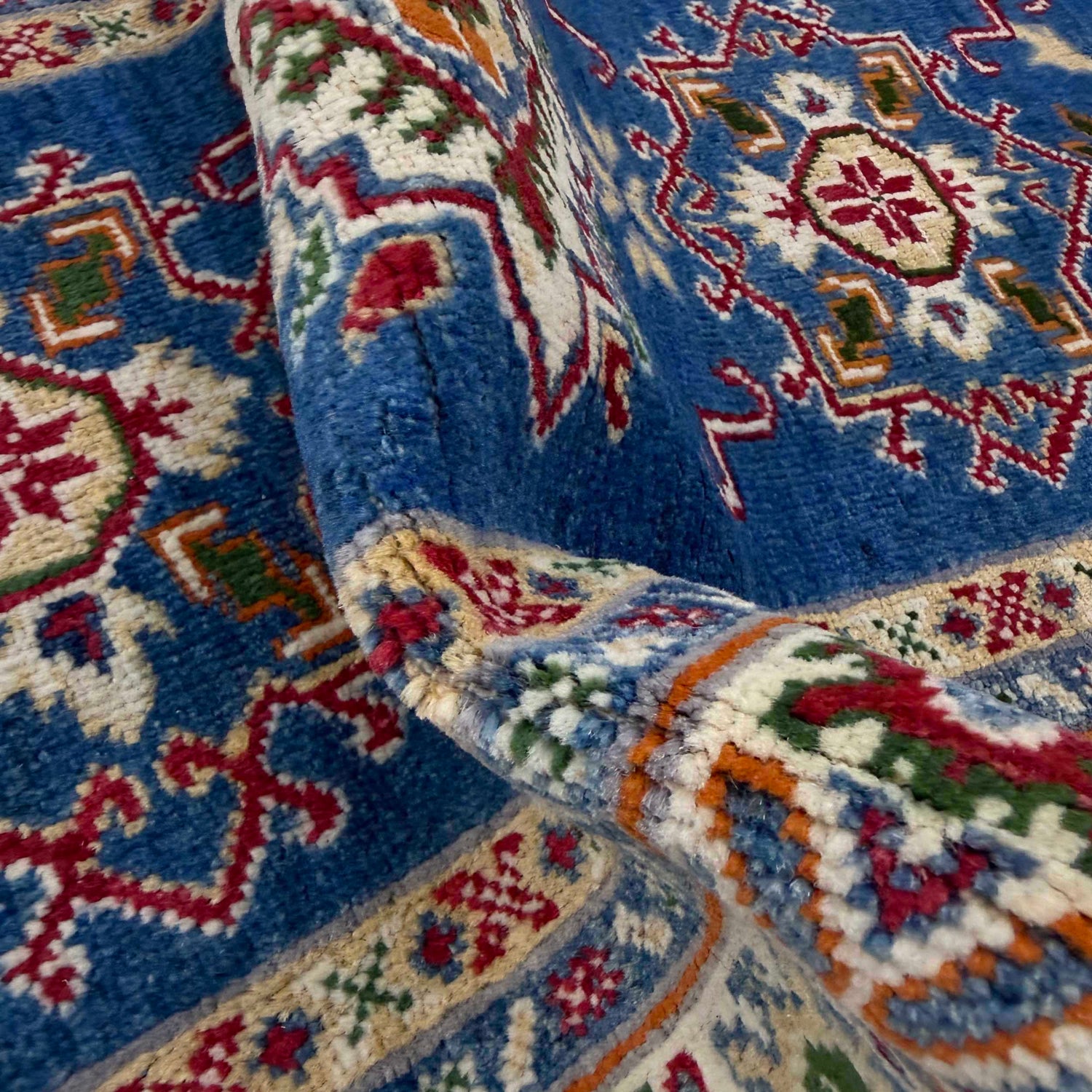 Hand knotted Kazak Runner Carpet 2' 7" x 9' 5" ft / 80 x 288 cm - No. G37566