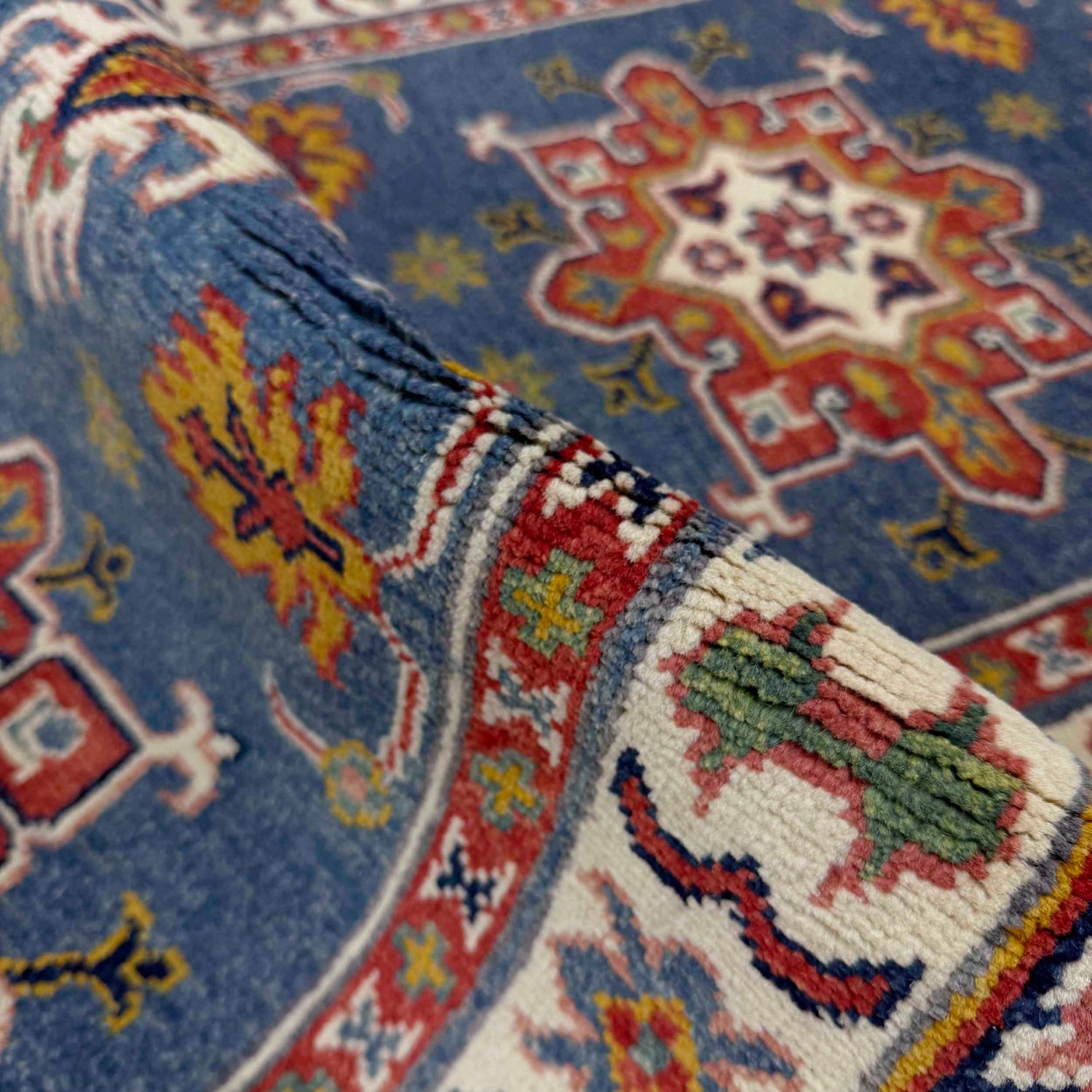 Handmade Kazak Area Runner Rug 2' 9" x 9' 7" ft / 85 x 291 cm - No. G37567