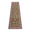 Green Color Kazak Runner Rug 2' 8" x 9' 11" ft / 82 x 301 cm - No. G37570