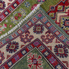 Green Color Kazak Runner Rug 2' 8" x 9' 11" ft / 82 x 301 cm - No. G37570