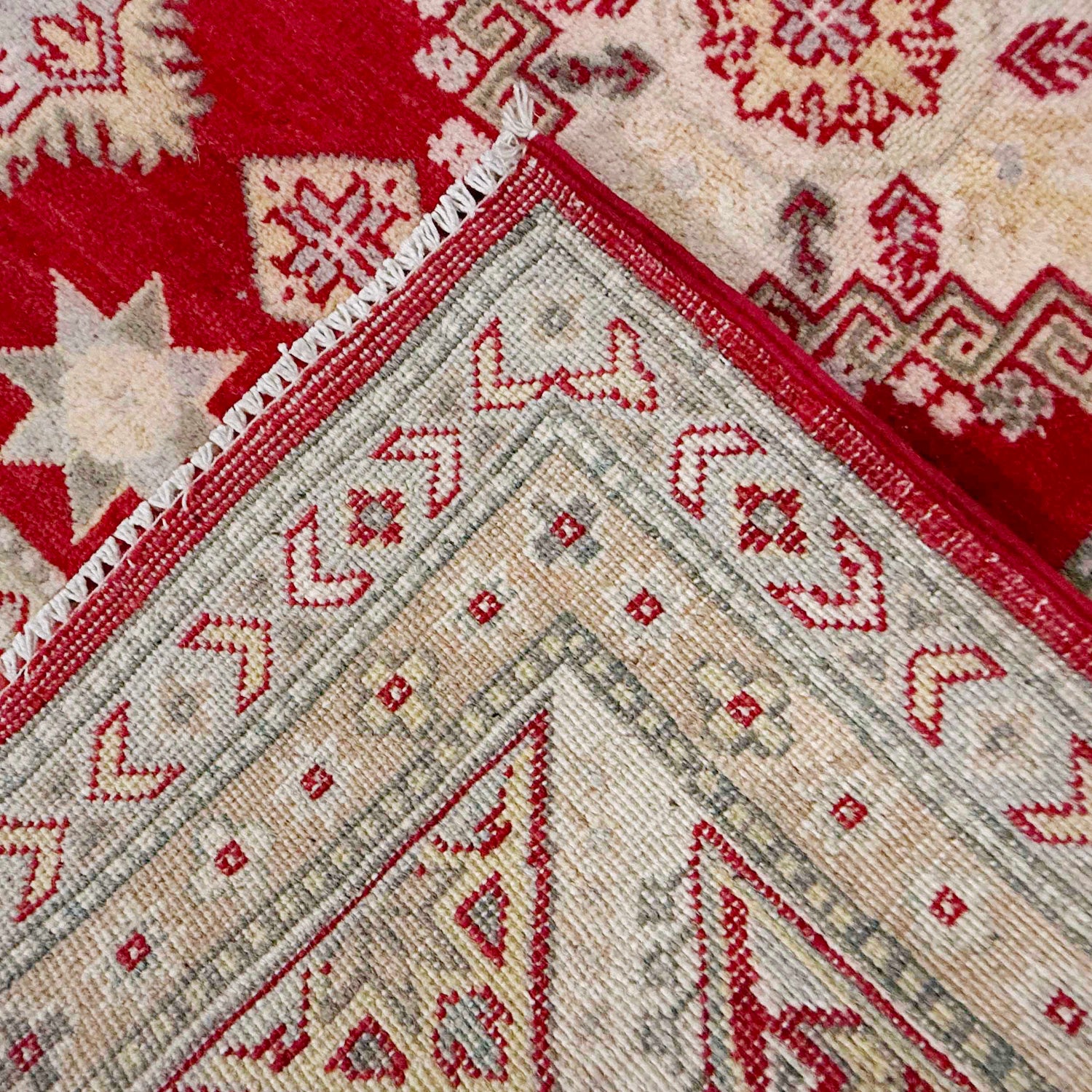 Oriental Kazak Rug 6' 8" x 9' 8" ft / 203 x 295 cm - No. G37572